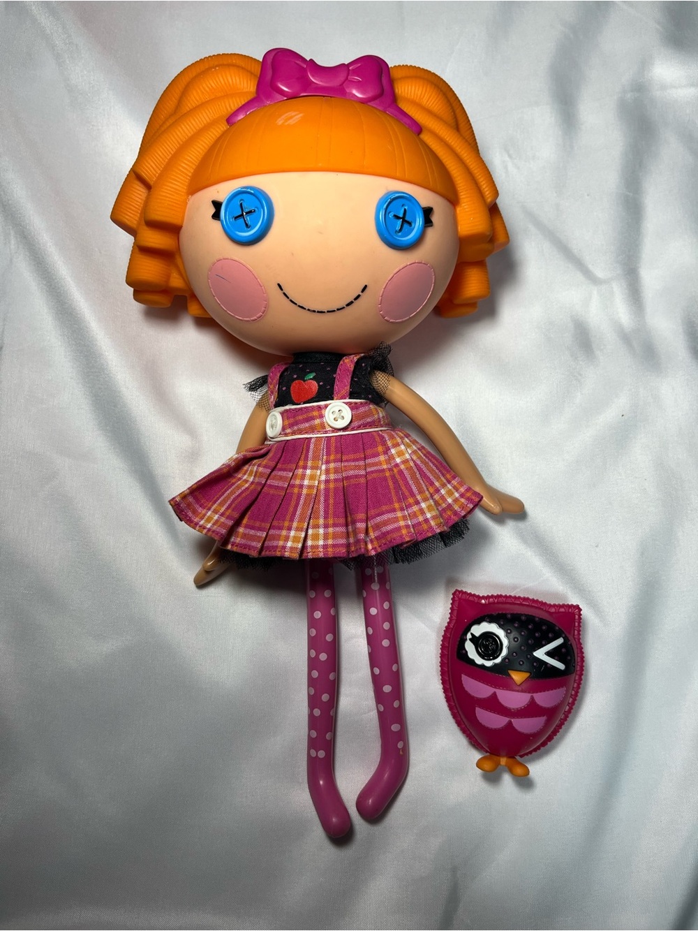 Lalaloopsy Bea Spells-A-Lot 12” Full Size Doll 2009 Outfit Pet No Shoes School